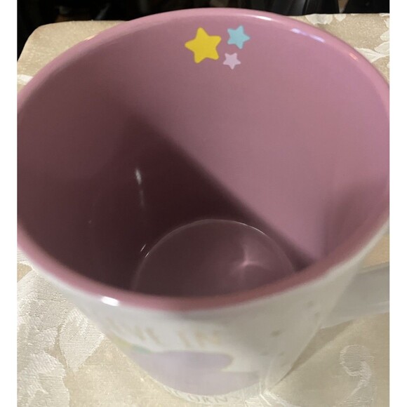 Large Boston Warehouse Coffee Mug “ Believe in Unicorns” whimsical Fairytales - Picture 3 of 11